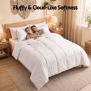 Giselle Bedding King Quilt, 200GSM Summer Duck Down Feather Doona Insert