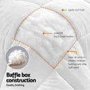 Giselle Bedding Single Quilt, 200GSM Summer Duck Down Feather Doona Insert