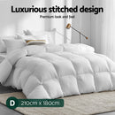 Giselle Bedding 700GSM Duck Down Feather Quilt Duvet Doona Winter Blanket Double