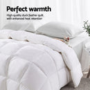 Giselle Bedding 700GSM Duck Down Feather Quilt Duvet Doona Winter Blanket Double