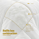 Giselle Bedding King Size 400GSM Microfiber Quilt All Season Duvet Quilts Comforter Winter Summer
