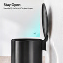 Cefito 12L Pedal Bin Rubbish Waste Bin Soft Close Lid Kitchen Bathroom Black