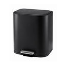Cefito 20L Trash Bin Steel Pedal Bins Soft Close Kitchen Rubbish Waste Can Black