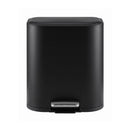 Cefito 20L Trash Bin Steel Pedal Bins Soft Close Kitchen Rubbish Waste Can Black