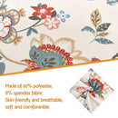 Artiss Split Stretch Recliner Chair Cover, Printed Non Slip Pet Friendly Washable Slipcover for Single Armchair