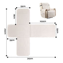 Artiss Quilted Recliner Chair Covers Water Repellent Recliner Slipcovers