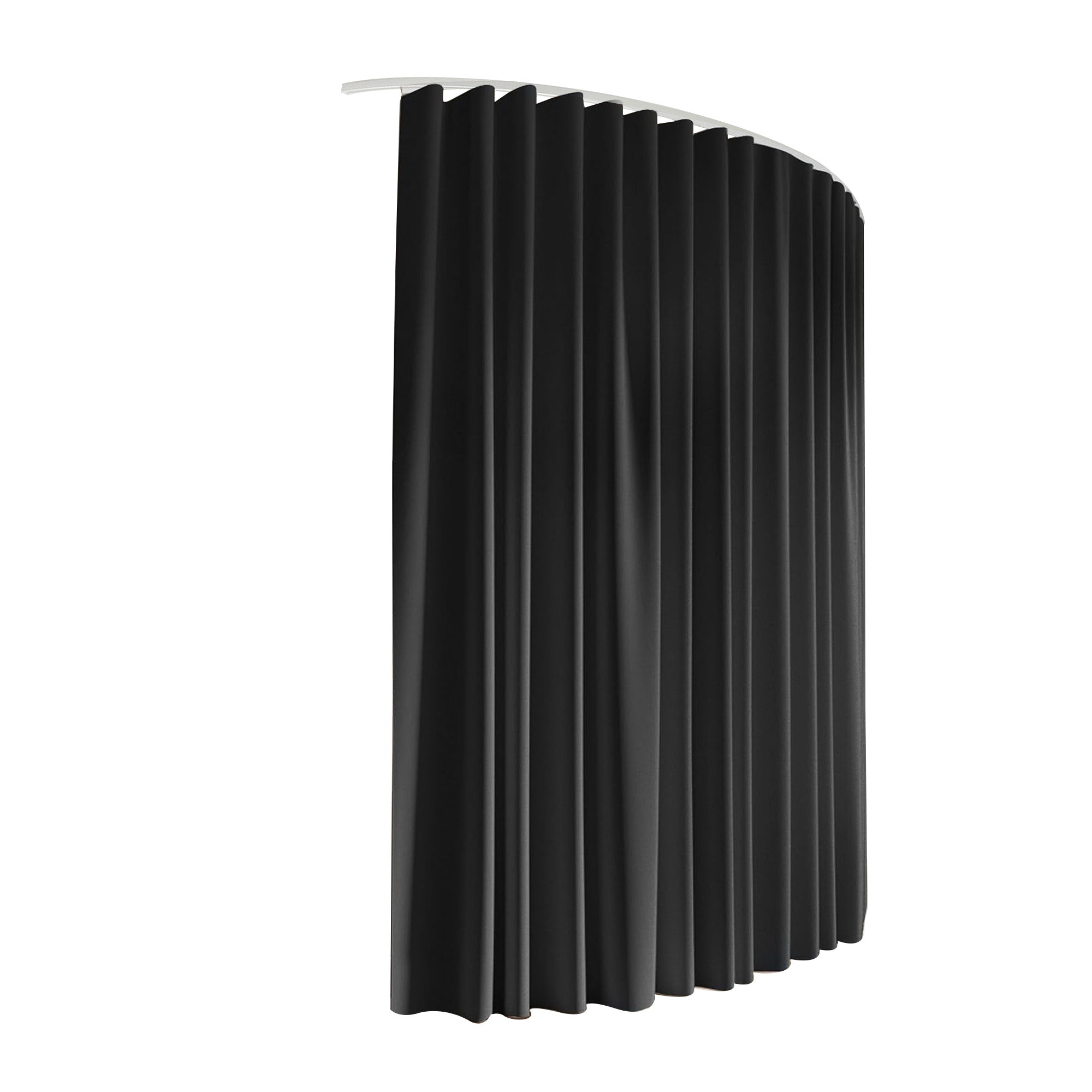 Artiss Room Divider Curtain Ceiling Mounted Track Sets Flexible Black