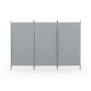 Artiss 3 Panel Room Divider Screen 260x180cm Fabric Grey