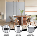 Artiss 3 Panel Room Divider Screen 260x180cm Fabric Grey