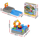 Keezi 2-in-1 Kids Sandpit Water Table Working Excavator Digger Sensory Play Toys