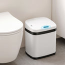 Devanti 15L Motion Sensor Bin Touchless Bins Soft-Close Rubbish Trash Can White
