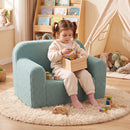 Artiss Kids Sofa Toddler Foam Couch with Carry Handle Mint Green
