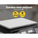 Emajin Scales Digital Kitchen 40KG Weighing Scales Platform Scales Black LCD
