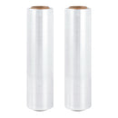 500mm x 400m Stretch Film Pallet Shrink Wrap 2 Rolls Package Use Plastic Clear