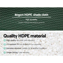 Instahut 30% Shade Cloth 1.83x10m Shadecloth Wide Heavy Duty Green