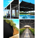 Instahut 50% Shade Cloth 1.83x20m Shade Cloth Sail Heavy Duty Shadecloth Garden Mesh Roll BK