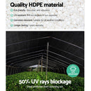 Instahut 50% Shade Cloth 1.83x20m Shade Cloth Sail Heavy Duty Shadecloth Garden Mesh Roll BK