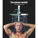 Cefito 9'' Rain Shower Head Set Handheld Round High Pressure Chrome