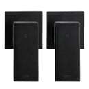 Cefito Shower Twins Tap Wall Bath Taps Brass Hot Cold Basin Bathroom Black