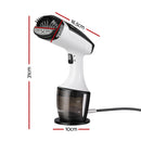 Devanti Clothes Steamer, 1500W Powerful Fast 30s Heat-Up Continuous Steam Lock 160ml Tank Fabric Brush Portable Handheld Steam Iron for Home Travel Business Trip