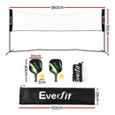 Everfit 3.6M Badminton Tennis Net Portable Volleyball Kit Adjustable Height