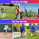 Everfit 3.6M Badminton Tennis Net Portable Volleyball Kit Adjustable Height