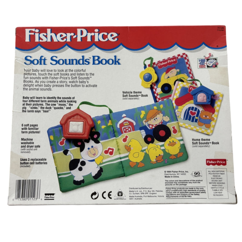 Fisher-Price Soft Sounds Animal Book