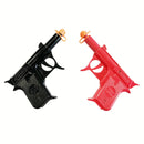 2 PCs DIE-CAST METAL SPUD GUN 3 IN 1, SHOT POTATO PELLETS WATER CAPS BLACK + RED