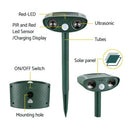 Gardeon Snake Repeller Ultrasonic Battery USB Powered