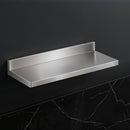 Cefito 610 x 220mm 430 Stainless Steel L-Shaped Kitchen Wall Shelf