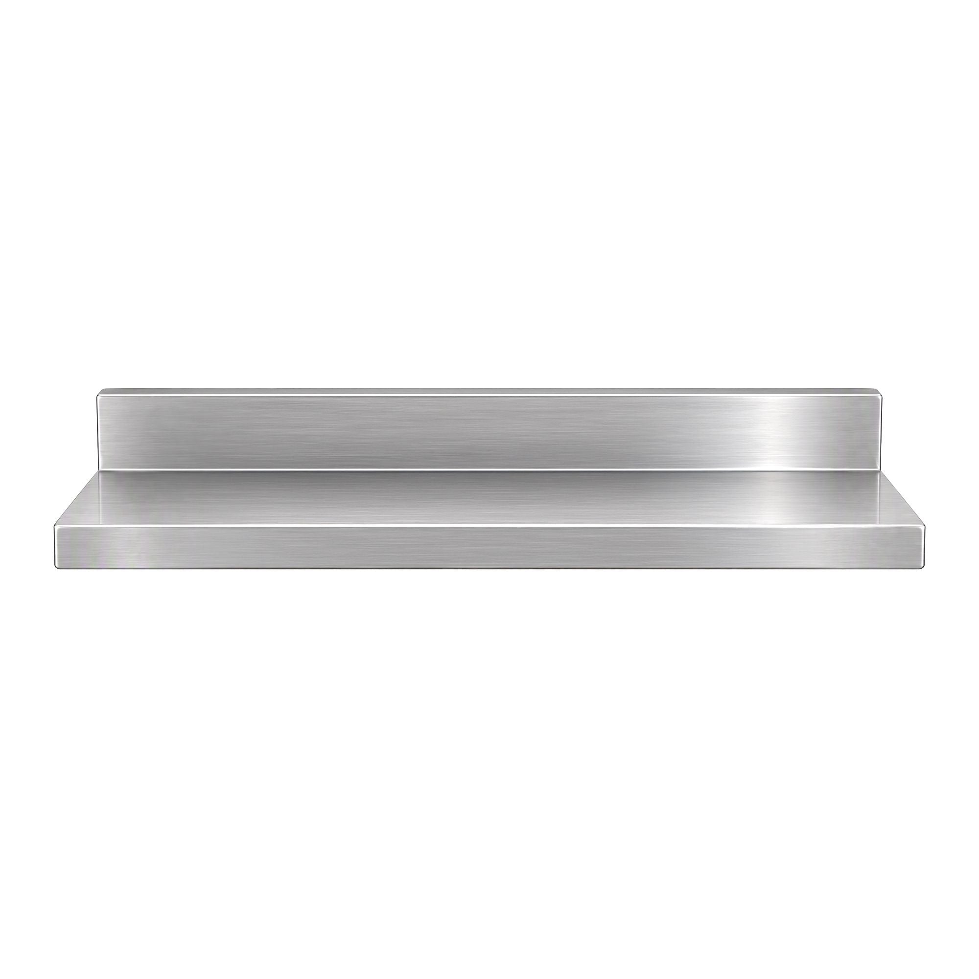 Cefito 610 x 220mm 430 Stainless Steel L-Shaped Kitchen Wall Shelf