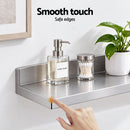 Cefito 610 x 220mm 430 Stainless Steel L-Shaped Kitchen Wall Shelf