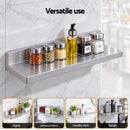 Cefito 610 x 220mm 430 Stainless Steel L-Shaped Kitchen Wall Shelf