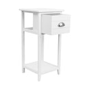 Artiss Bedside Table Vintage - THYME White