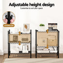 Artiss 3-Tier Shelving Unit Adjustable Garage Storage Shelves Kitchen Rack Steel