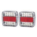 Giantz Pair 26 LED Tail Lights Stop Reverse Indicator 12V Ute Trailer Truck