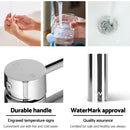 Cefito Bathroom Basin Mixer Tap Round Brass Faucet Vanity Laundry Chrome