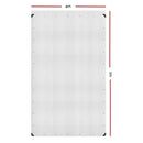 Instahut Tarp Tarpaulin 4x7m Canvas Heavy Duty Camping Cover Clear