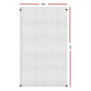 Instahut Tarp Tarpaulin 4x7m Canvas Heavy Duty Camping Cover Clear