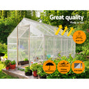 Instahut Tarp Tarpaulin 4x7m Canvas Heavy Duty Camping Cover Clear