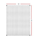 Instahut Tarp Tarpaulin 5x6m Canvas Heavy Duty Camping Cover Clear