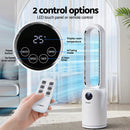 Devanti 2in1 Bladeless Fan Air Purification W/ Remote 88cm
