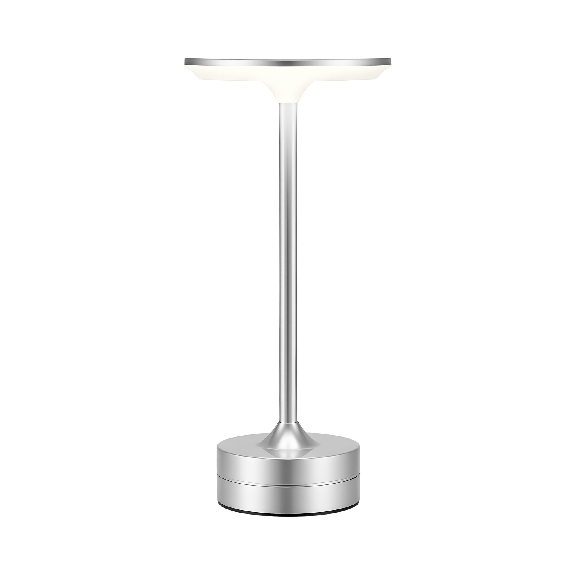 Artiss Silver Touch Table Lamp, Warm to Cool White LED, Dimmable 3000-6000K 24 LEDs, Type-C