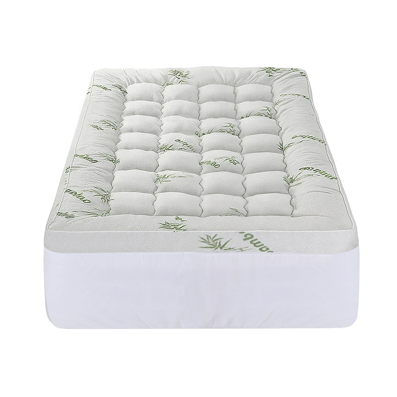 Giselle Mattress Topper 11cm Pillowtop toppers Bamboo King Single