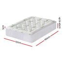 Giselle Bedding 5cm Pillowtop Mattress Topper 1000GSM Thick Soft Bamboo Cooling Pad for Back Pain Relief & Guest Bed, Washable Overfilled Cover with 45cm Deep Pocket Double