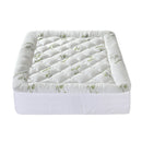 Giselle Bedding 5cm Pillowtop Mattress Topper 1000GSM Thick Soft Bamboo Cooling Pad for Back Pain Relief & Guest Bed, Washable Overfilled Cover with 45cm Deep Pocket Double