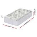 Giselle Bedding 5cm Pillowtop Mattress Topper 1000GSM Thick Soft Bamboo Cooling Pad for Back Pain Relief & Guest Bed, Washable Overfilled Cover with 45cm Deep Pocket King Single