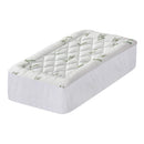 Giselle Bedding 5cm Pillowtop Mattress Topper 1000GSM Thick Soft Bamboo Cooling Pad for Back Pain Relief & Guest Bed, Washable Overfilled Cover with 45cm Deep Pocket Single