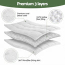 Giselle Bedding Single Mattress Topper 5cm Coral Fleece