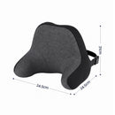Wanderlite Travel Neck Pillow Portable for Airplane Memory Foam with Eyemask Earplugs Black